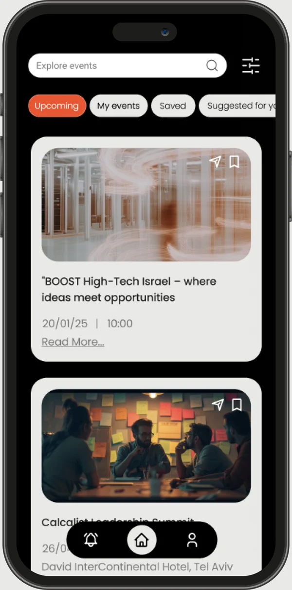 Home screen